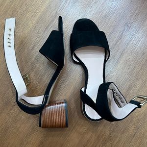 Black J Crew sandals